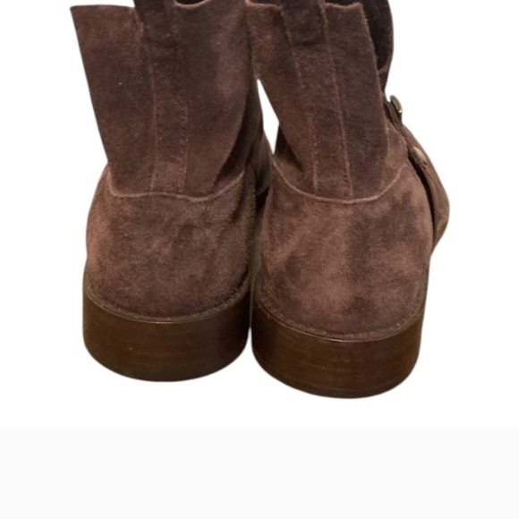 Johnston & Murphy Ankle Boots Womens Size 6.5 Suede Ankle - Picture 3 of 7